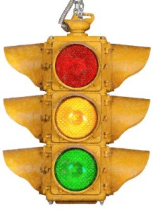 traffic light to illustrate color score piano 