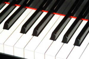 purpose of black keys on the piano