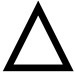 major 7 chord symbol triangle