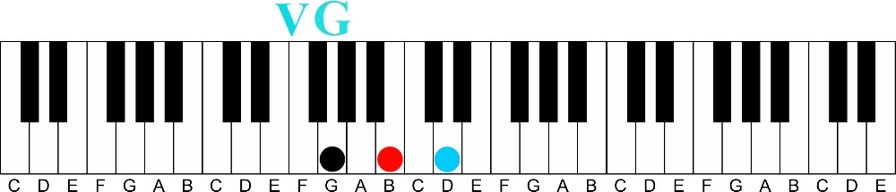 G Major V chord